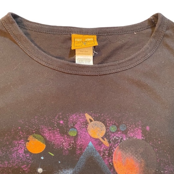 Freeze Retro 2005 Pink Floyd Dark Side of the Moon T-shirt Black Size 18W/20W - Picture 6 of 12